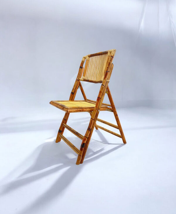 Alt Silla Bambú Reforzada, para eventos y hostelería. Silla Plegable