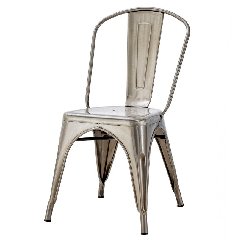 Alt Silla Tolix Vintage Plata EME Mobiliario