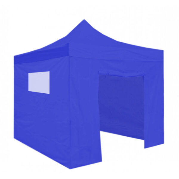 Alt Carpa Plegable BASIC 3x3 con Paredes Azul para eventos EME Mobiliario