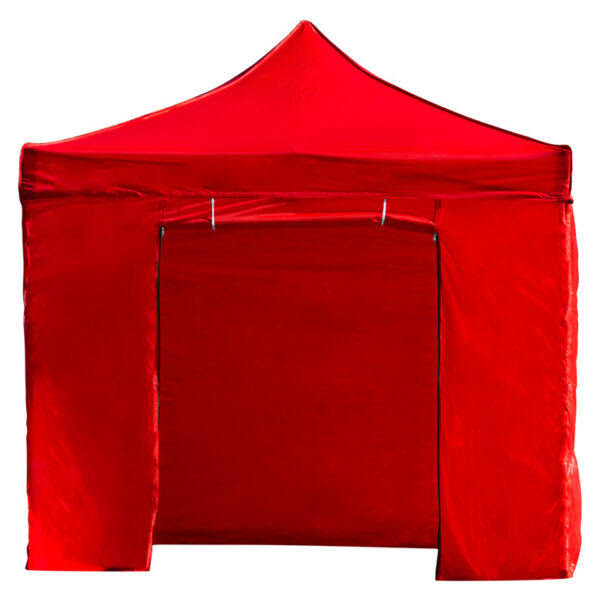 Alt Carpa Plegable BASIC 3x3 con Paredes Roja para eventos EME Mobiliario