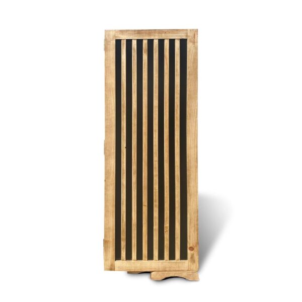 Alt Biombo Madera Negro Natural para eventos y hostelería EME Mobiliario