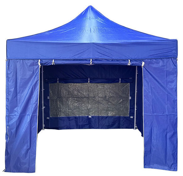 Carpa Plegable Basic Completa 3x3 en azul Para eventos